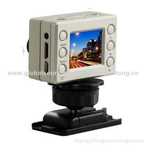 Video camera for extreme sports, 130 degrees glass lens, 1.5 TFT LCD